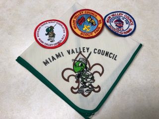 Miami Valley Council Neckerchief,  Camp Patch,  & Activity Patches