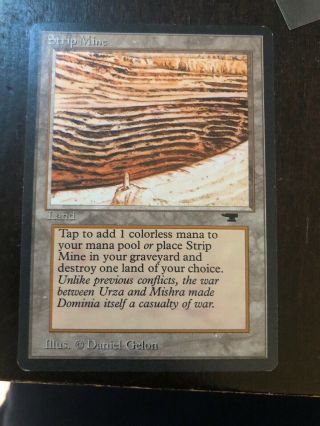 Strip Mine (d Tower) Antiquities Lp Land Uncommon Magic Card