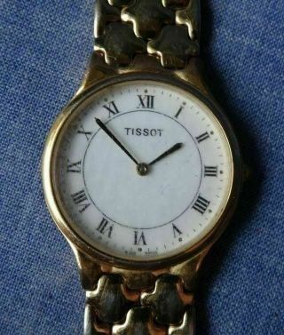 Vintage Tissot Stylist K250 Gold Plated Quartz Mens Watch 1980 