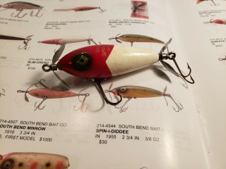 Vintage Fishing Lure South Bend Spin - I - Diddee