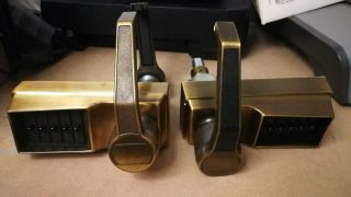 Kaba Simplex L1000 Series Mechanical Pushbutton Lock Antique Brass
