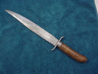 Old File Handmade Custom Marek Hunting Knife Antique Stag
