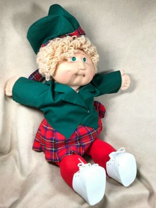 Vintage Cabbage Patch Kids Doll Girl Traveler Scotland? Coleco Xaviar Roberts 52