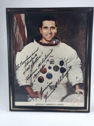 Apollo 17 Astronaut Harrison H.  Schmitt Autographed 8x10 Photo