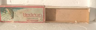 Vintage Heddon Dowagiac Minnow Box