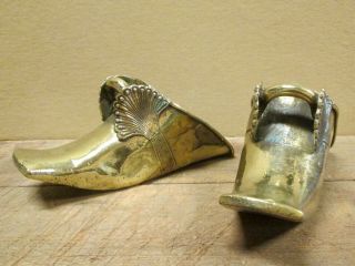 Solid Hammered Brass Spanish Conquistador Stirrups