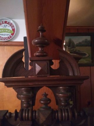Antique - Gustav Becker - Angem Swinger Wall Clock - Ca.  1890 - Walnut 5