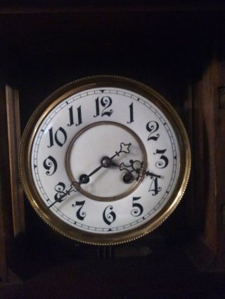Antique - Gustav Becker - Angem Swinger Wall Clock - Ca.  1890 - Walnut 8