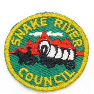 Snake River Council Boy Scout Patch 2 " Patch Bsa
