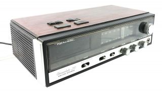 Vintage Realistic Chronodate 210 Am - Fm Stereo Alarm Clock Great