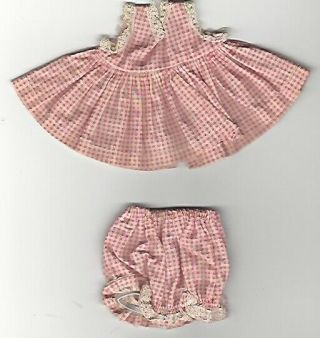 Vintage Vogue Ginnette Dress And Matching Bloomers