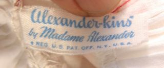 VINTAGE 1950 ' S MADAME ALEXANDER ALEXANDER - KINS WENDY PLAYSUIT DRESS PINAFORE 8