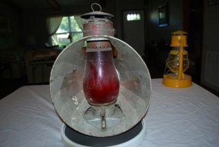 Dietz 30 N.  Y Usa Beacon Railroad Search Light Lamp Magnifier Lantern Antique
