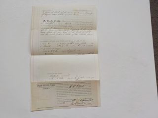 Antique Document 1873 Marion County Wayne York Lyons Land Deed Real Estate N