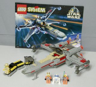 Vintage Lego Star Wars 7140 - X - Wing Fighter - 99.  9 Complete