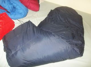 Signature Large Expedition 0 Degree Sleeping Bag Goose Down Vintage Warm Navy
