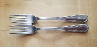 2 Antique Vintage Collectible Forks 7.  75 " Amboss Stainless -