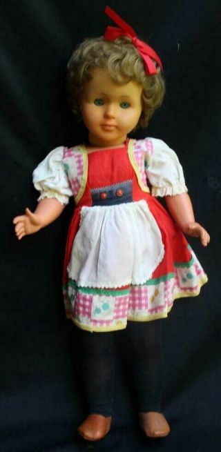 Vintage German Doll in Dress ES/L 60 3