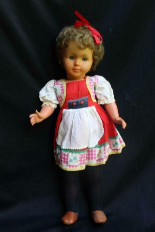 Vintage German Doll in Dress ES/L 60 7