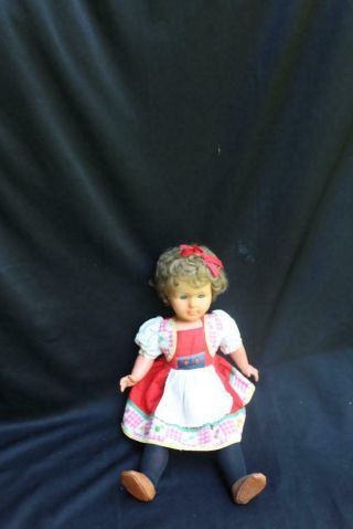 Vintage German Doll in Dress ES/L 60 8