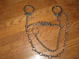 2 Smith And Wesson Model 104 High Security Belly Chains (handcuffs Shackles)