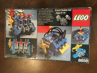 Lego Technic 8858 Expert Builder Set Engine Vintage Construction