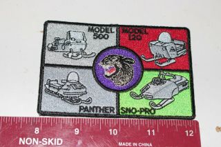 Vintage Arctic Cat Panther Patch Sno - Pro Model 500 120 Sew On Patch Badge Sled