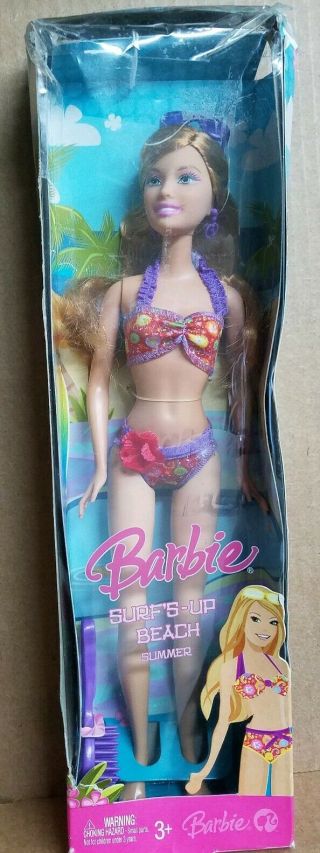 Barbie Surfs - Up Beach Summer 2007 Bikini & Sun Glasses Mattel Vintage Doll