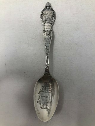 Wallace Sterling Silver Souvenir Spoon High School Hastings Nebraska
