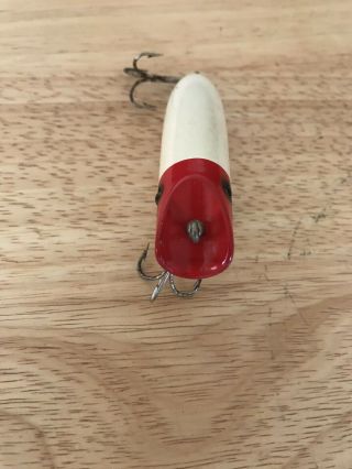 2 Vintage Fishing Lures Red and White Unbranded 5