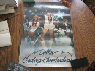 Vintage Dallas Cowboys Cheerleaders Poster 1977