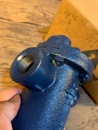 Armstrong D633324 Steam Trap Blue 811 3/4 NPT 1/4 Pipe Fitting 15 PSI 7