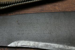 Victor Tool Co.  WW2 Era Woodsman ' s Pal Machete Knife Tool,  Canvas Sheath,  1943 2
