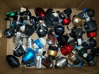 30 - Vintage Closed Face Spinning Casting Reels