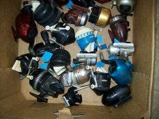 30 - VINTAGE CLOSED FACE SPINNING CASTING REELS 7