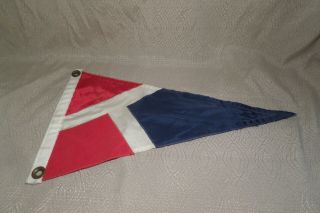 Red White Blue Flag Pennant Triangle