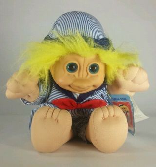 Vintage Troll Doll Sailor 12in Skippy Troll Doll W/ Tag