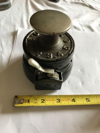 Antique Check Protector Punch