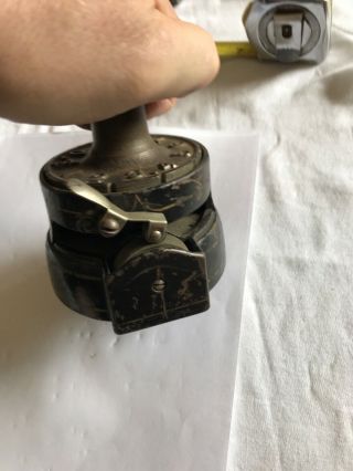antique check protector punch 7