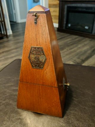 Antique Seth Thomas De Maelzel Metronome Made In U.  S.  A.