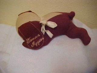 OLD VINTAGE TEXAS AGGIES PETE THE COLLEGE PUP 12 