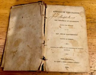 Antique 1821 Book Annals Of The Parish Rev.  Balwhidder