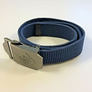Wolf Cub Scout Blue Belt And Buckle Size S / M Up To 30 " Waist Item 64046