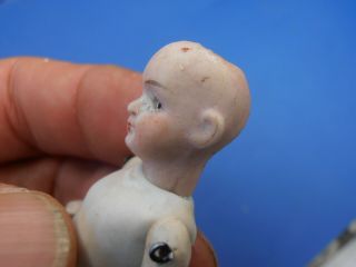 Antique Dolls Germany very small bisque doll with glass eyes Limbach 1900 7