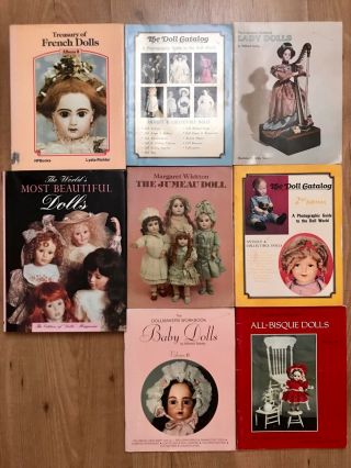 Antique Contemporary Doll Books,  Jumeau,  Bru,  Tutorials,  Doll Making