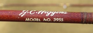 Vintage,  Rare,  J.  C.  Higgins Model 312.  39550 Unispin,  Rod & Reel Combo,  Gold 4