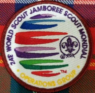 2019 24th World Scout Jamboree Operations Group Staff Ist Badge Patch