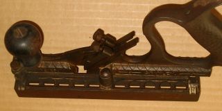 ANTIQUE STANLEY NO.  49 WOODWORKING TONGUE & GROOVE PLANE 5