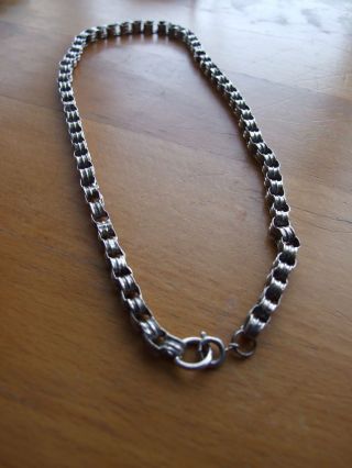 Antique Victorian Silver Collar Necklace