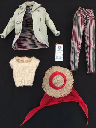 Vintage Barbie 1961 - 62 Open Road 985 Outfit